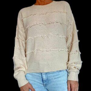 Cream Tassel Sweater